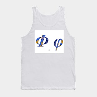 Phi Greek Alphabet Tank Top